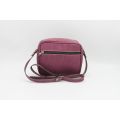 Sacoche en liège bandoulière femme violet avant 0