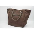 Grand sac à main en liège pour femme - Brun côté 1 5