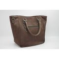 Grand sac à main en liège pour femme - Brun côté 2 6
