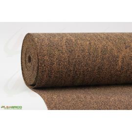 Sous-couche caoutchouc et liège en rouleau - Rouleau de 2mm vue de profil