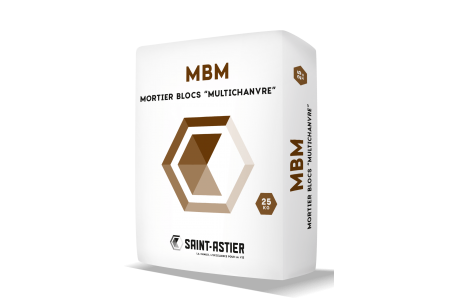 Mortier-colle pour bloc de chanvre Saint Astier | Alsabrico