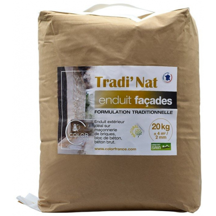 Enduit extérieur à la chaux Tradi’nat