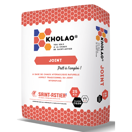 Mortier de joint à la chaux pour pierres KHOLAO® JOINT Saint-Astier